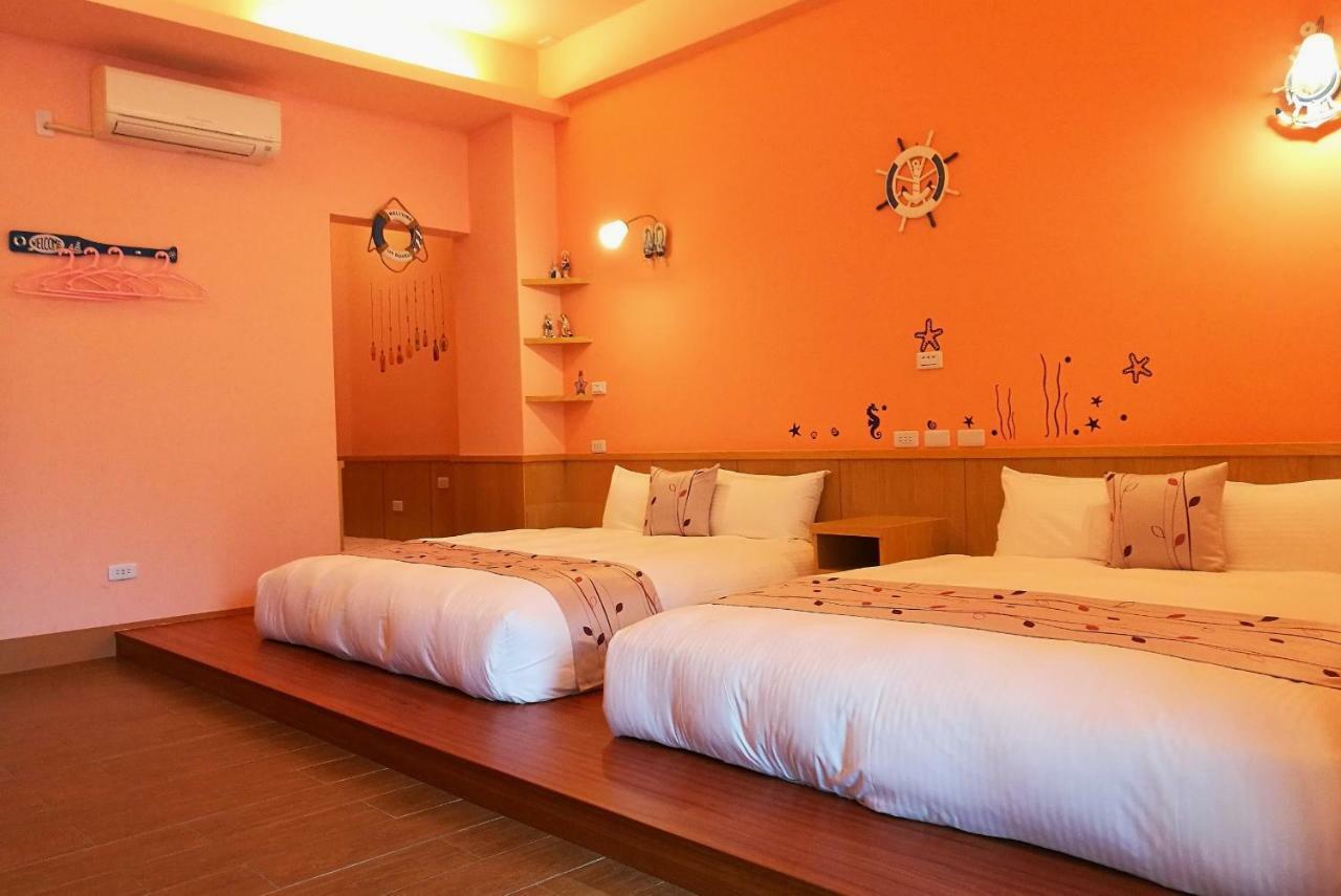 Love Ocean & Happy Bay Homestay Donggang Eksteriør billede